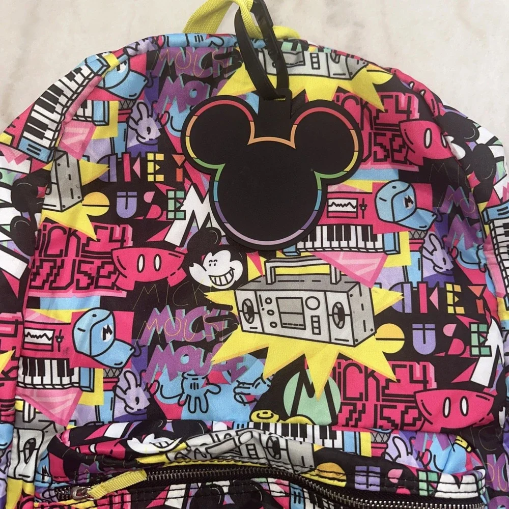 Disney Parks Artist Series‎ Rafael Faria Retro Mickey Mouse Adult Backpack NWT